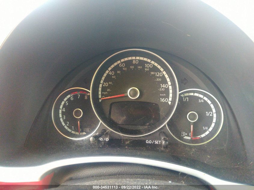 2014 VOLKSWAGEN BEETLE CONVERTIBLE 1.8T 3VW517AT1EM812963