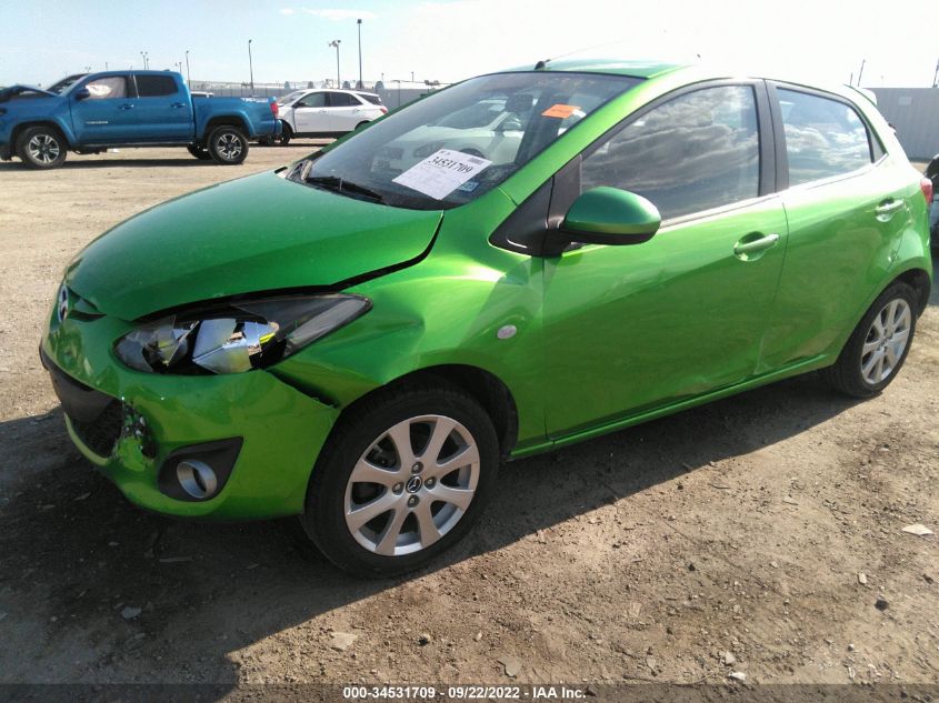 2013 MAZDA MAZDA2 TOURING JM1DE1LY9D0156649