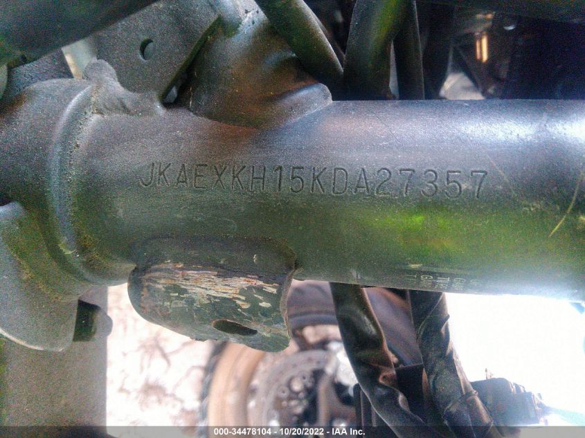 2019 KAWASAKI EX400 JKAEXKH15KDA27357