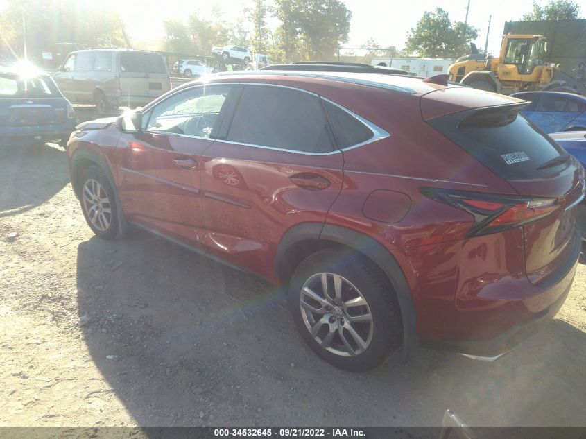 2015 LEXUS NX 200T JTJBARBZ1F2003683