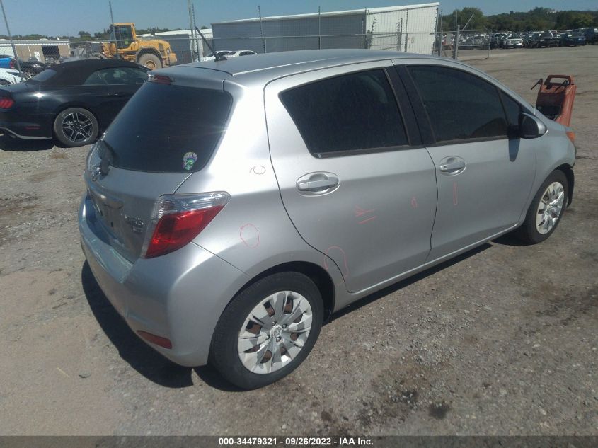 2014 TOYOTA YARIS LE VNKKTUD35EA008373
