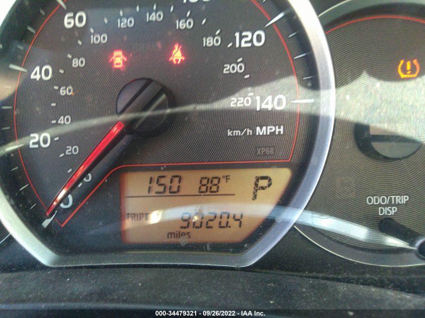 2014 TOYOTA YARIS LE VNKKTUD35EA008373