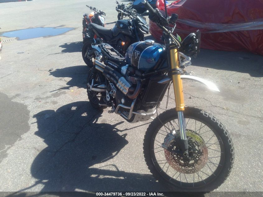2019 TRIUMPH MOTORCYCLE SCRAMBLER 1200 XE SMTD51HG0KT933586