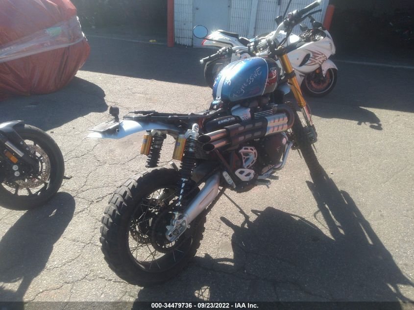2019 TRIUMPH MOTORCYCLE SCRAMBLER 1200 XE SMTD51HG0KT933586