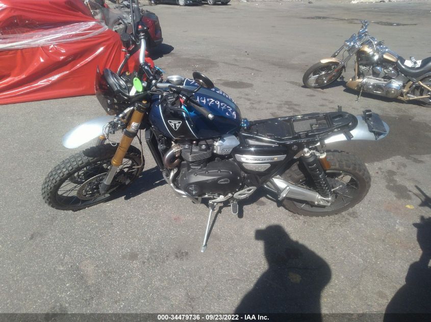 2019 TRIUMPH MOTORCYCLE SCRAMBLER 1200 XE SMTD51HG0KT933586