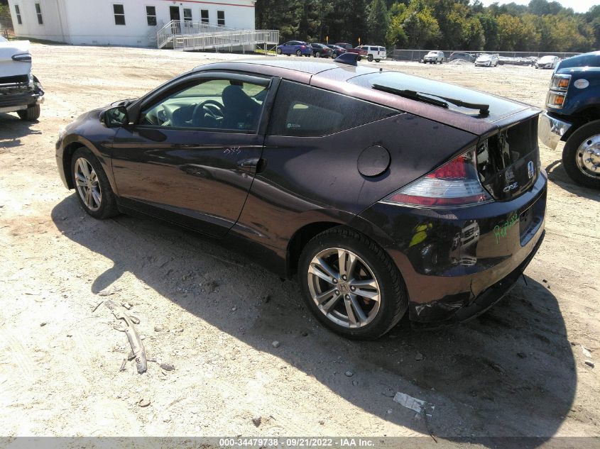 2013 HONDA CR-Z EX JHMZF1D66DS002466