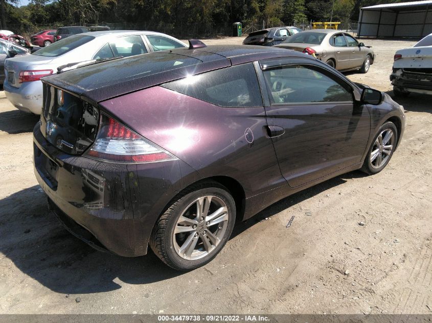 2013 HONDA CR-Z EX JHMZF1D66DS002466
