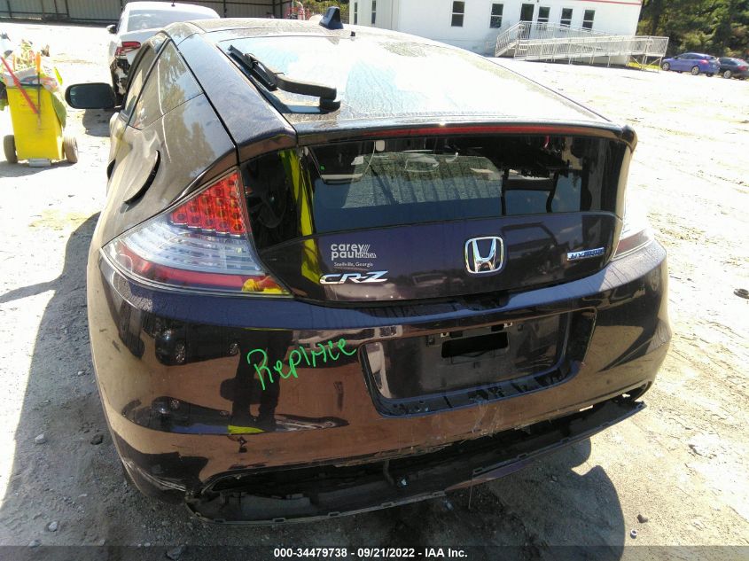 2013 HONDA CR-Z EX JHMZF1D66DS002466