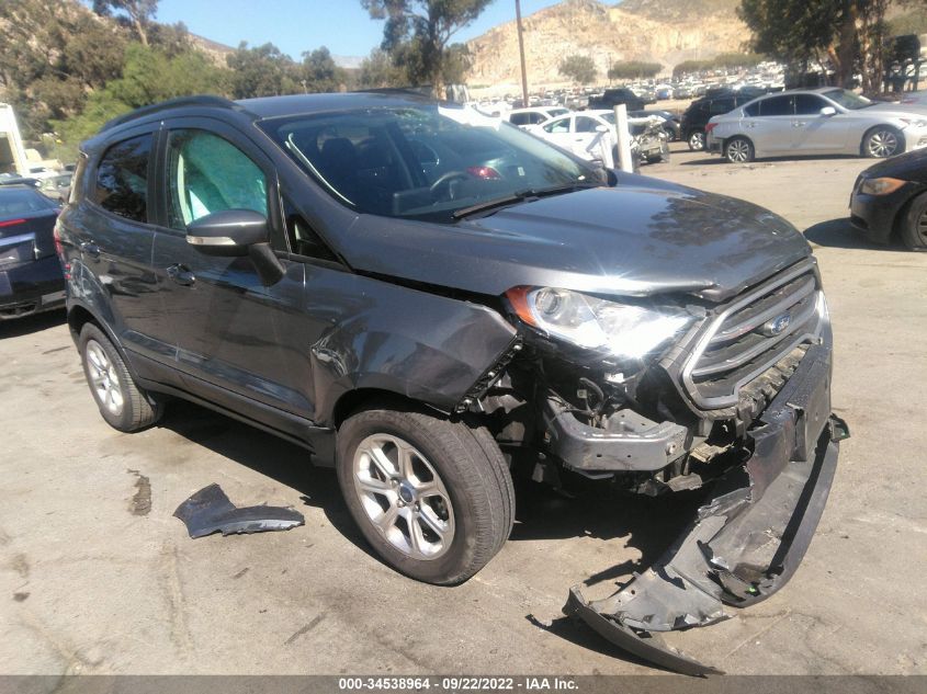 VIN MAJ3P1TE5JC183424 2018 FORD ECOSPORT SE