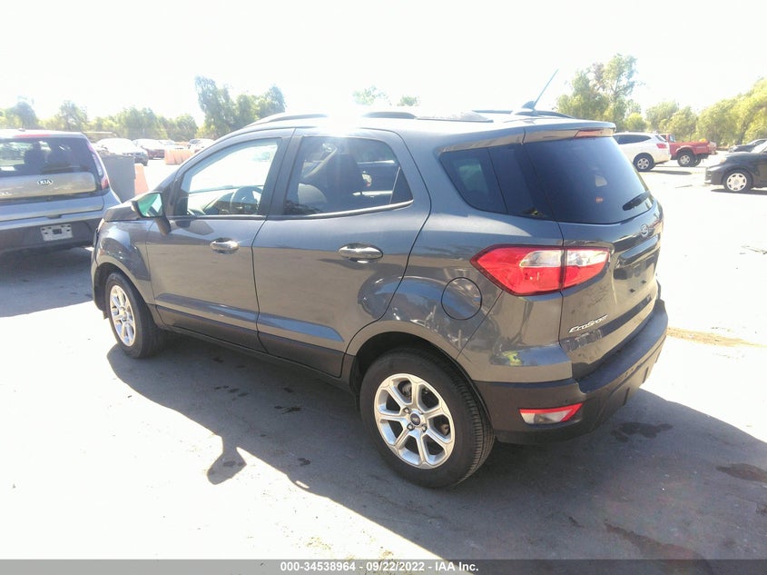 VIN MAJ3P1TE5JC183424 2018 FORD ECOSPORT SE