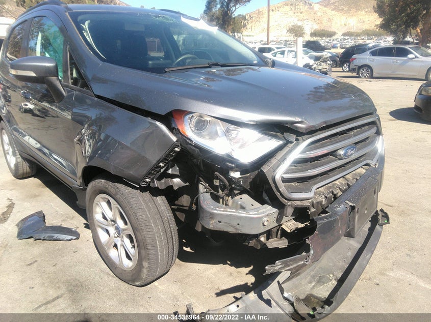 VIN MAJ3P1TE5JC183424 2018 FORD ECOSPORT SE