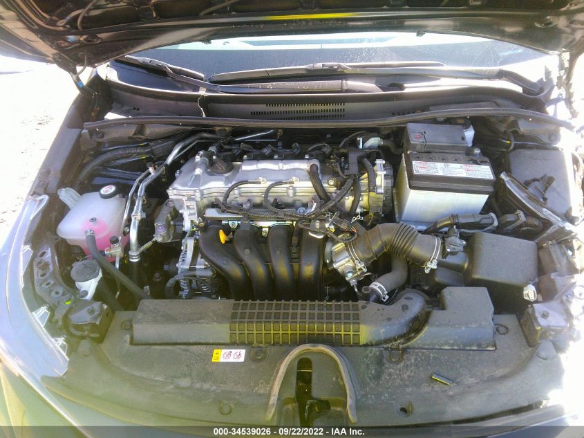 VIN: 5YFEPMAE1NP305751 2022 TOYOTA COROLLA LE