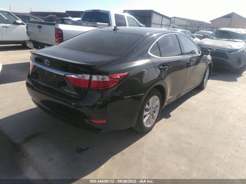 2014 LEXUS ES 300H HYBRID JTHBW1GG8E2057329