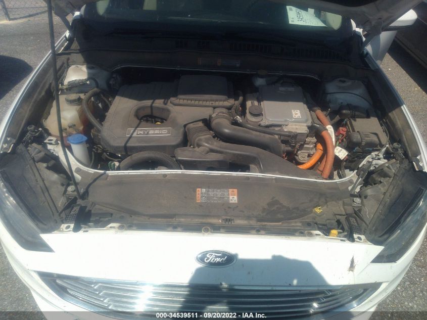 2018 FORD FUSION HYBRID S 3FA6P0UUXJR100536