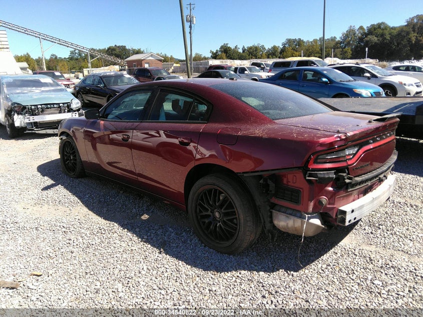 VIN 2C3CDXBG2JH323391 2018 DODGE CHARGER SXT