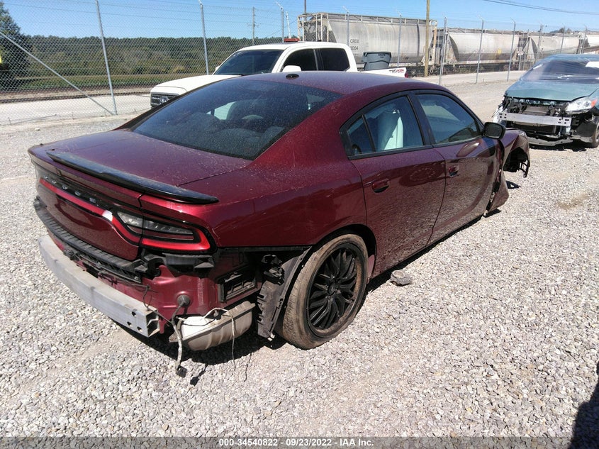 VIN 2C3CDXBG2JH323391 2018 DODGE CHARGER SXT