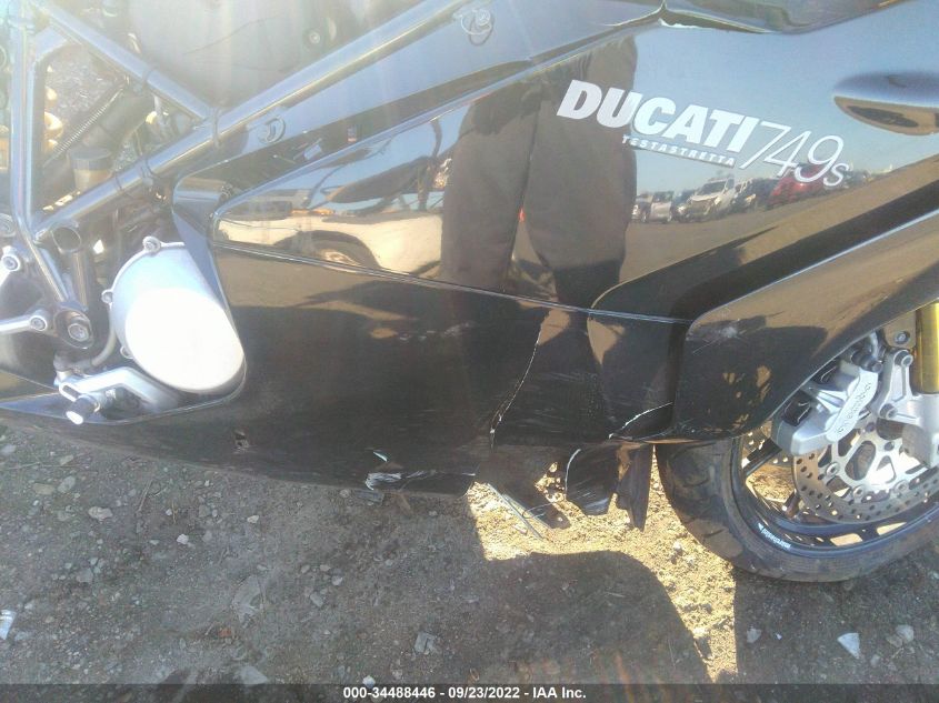 2006 DUCATI 749 ZMD1UB3S06B012491