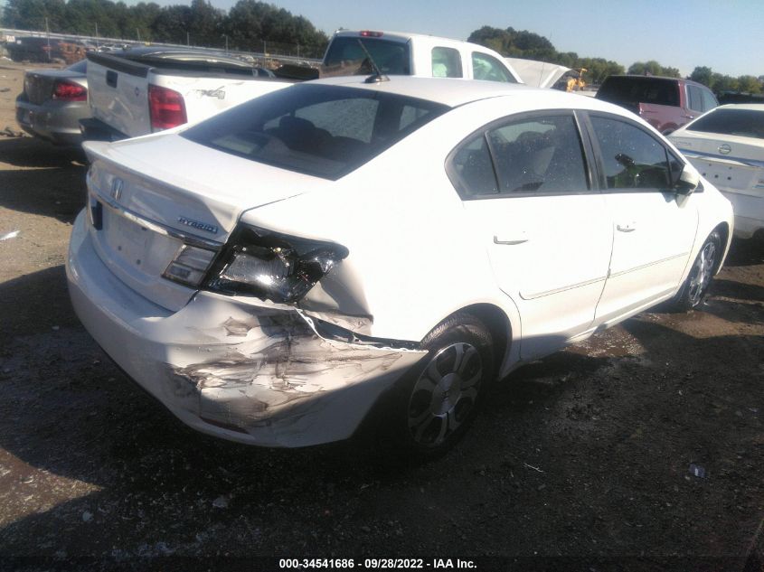 2014 HONDA CIVIC HYBRID 19XFB4F22EE001895
