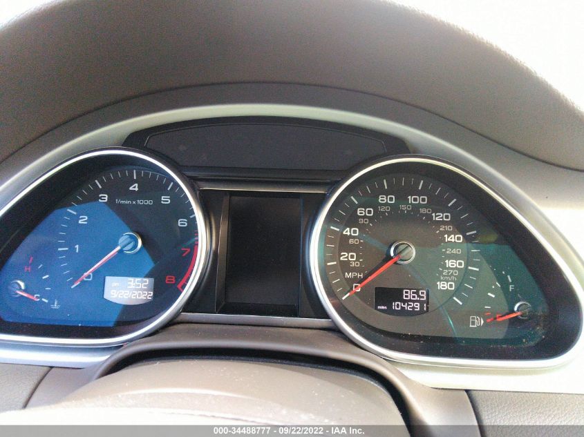 2013 AUDI Q7 3.0T PREMIUM PLUS WA1LGAFE7DD013760