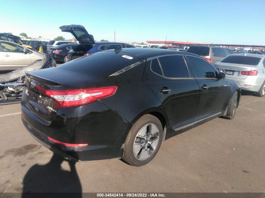 2013 KIA OPTIMA HYBRID EX KNAGM4AD8D5053059