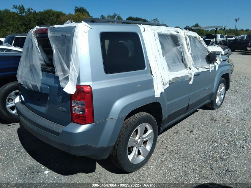 2013 JEEP PATRIOT LATITUDE 1C4NJPFA5DD146470