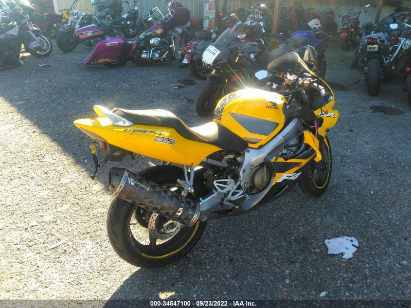 2006 HONDA CBR600 F4 JH2PC350X6M703288