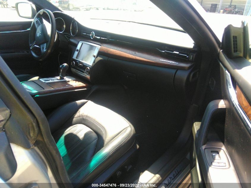 2014 MASERATI QUATTROPORTE S Q4 ZAM56RRAXE1078612