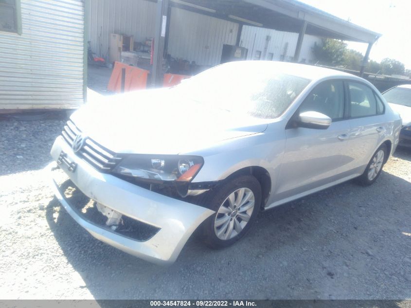 2013 VOLKSWAGEN PASSAT S W/APPEARANCE 1VWAH7A36DC042298