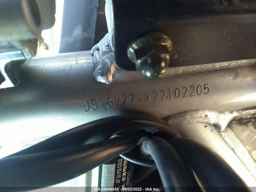 2002 SUZUKI GSF1200 S JS1GV77AX22102205
