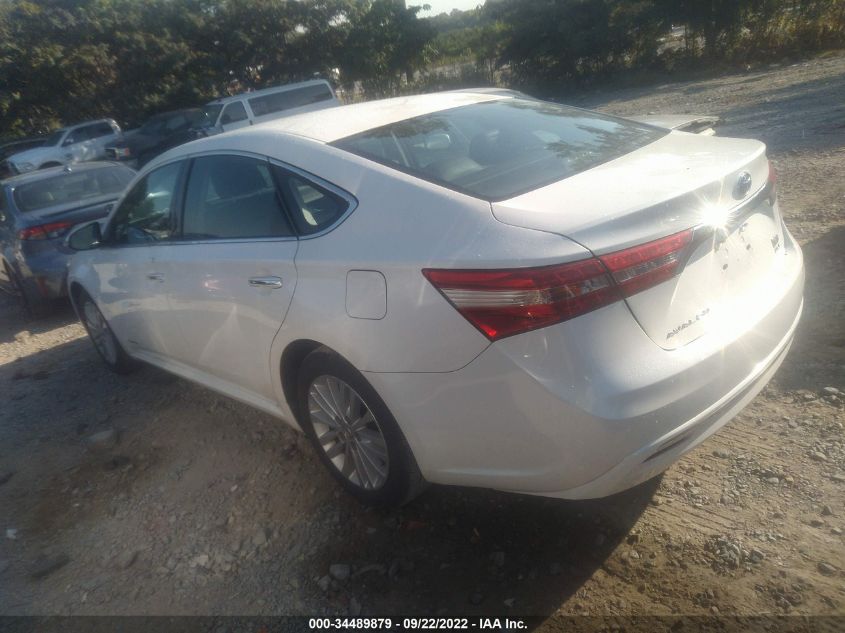 2014 TOYOTA AVALON HYBRID LIMITED/XLE TOURING 4T1BD1EB4EU033544