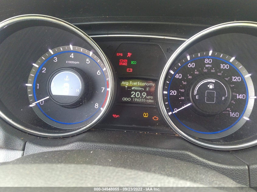 2013 HYUNDAI SONATA VIN: 5NPEC4AB0DH753668