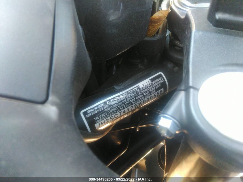 2014 HONDA CTX1300 JH2SC7417EK000558