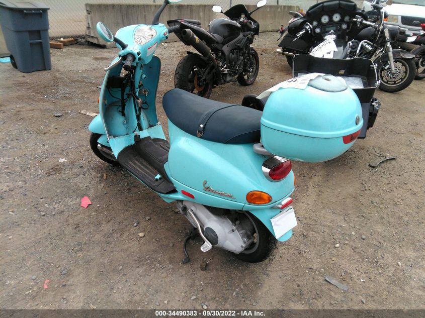 2002 VESPA M198F ZAPM198F925006122