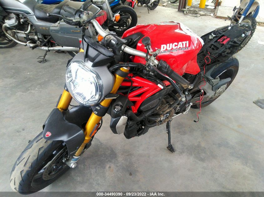 2014 DUCATI MONSTER 1200/S ZDM1RBSW1EB005439