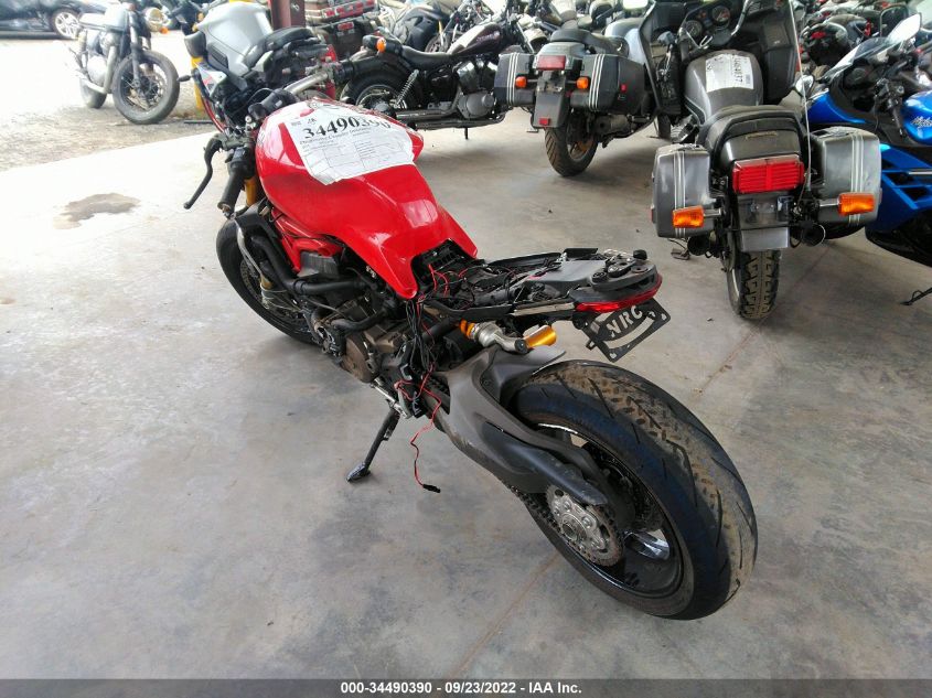 2014 DUCATI MONSTER 1200/S ZDM1RBSW1EB005439