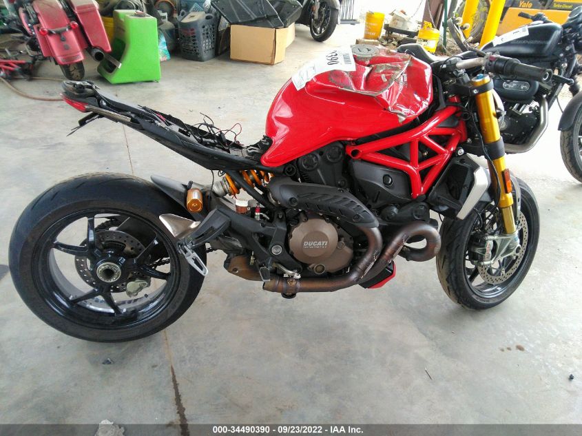 2014 DUCATI MONSTER 1200/S ZDM1RBSW1EB005439