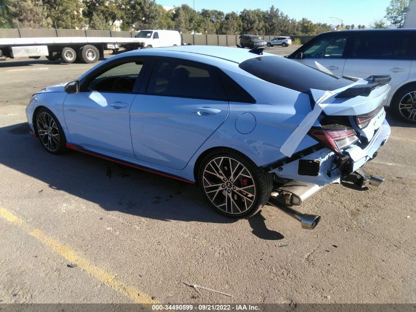 2022 HYUNDAI ELANTRA N KMHLW4AK1NU007036