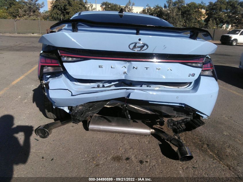 2022 HYUNDAI ELANTRA N KMHLW4AK1NU007036