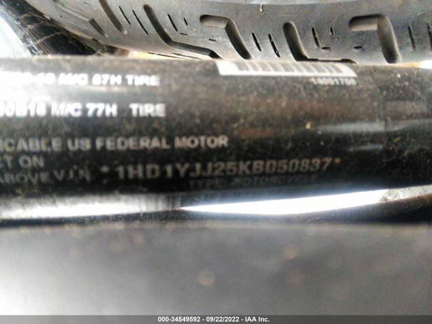2019 HARLEY-DAVIDSON FXBB 1HD1YJJ25KB050837