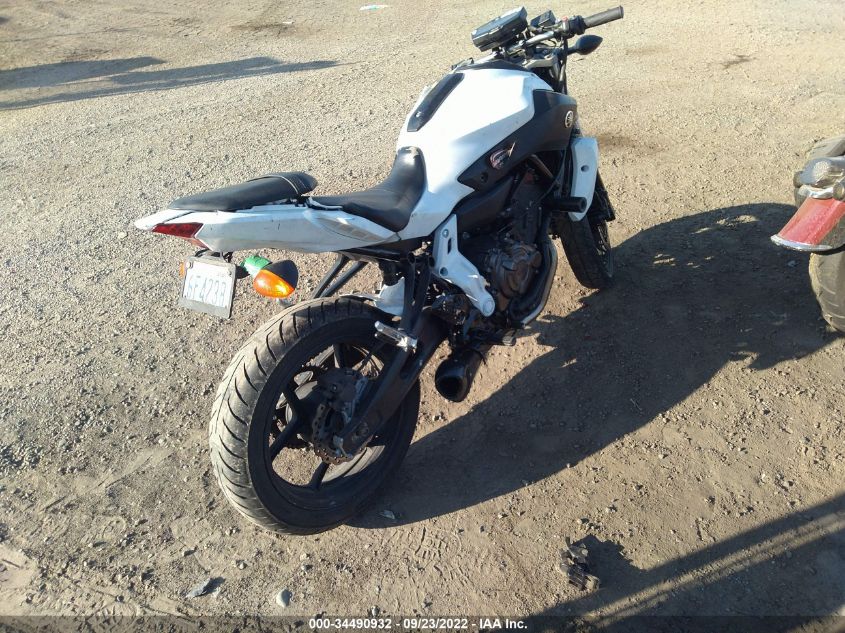 2016 YAMAHA FZ07 JYARM06E9GA006992