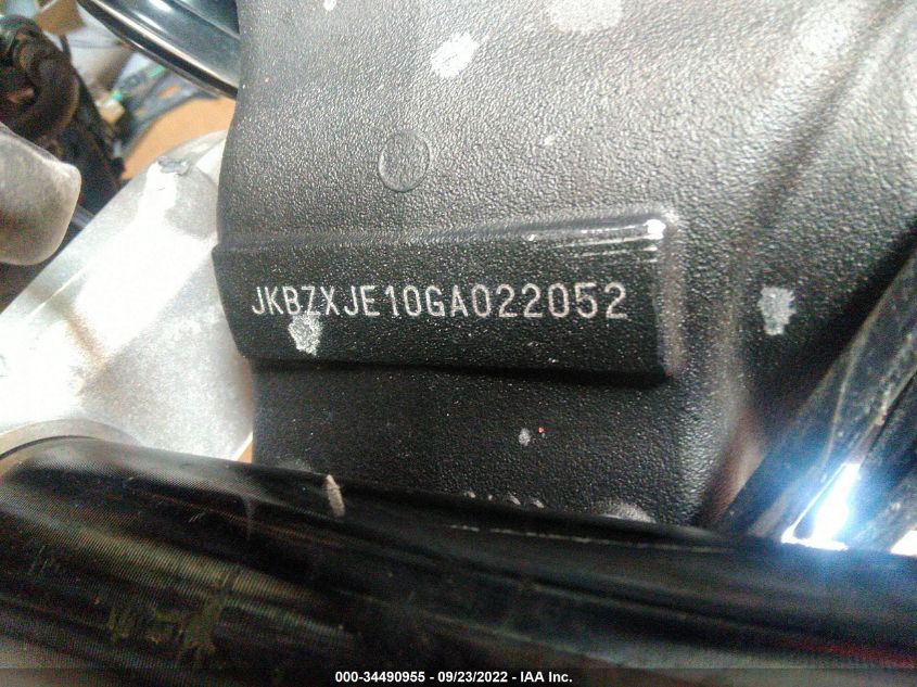 2016 KAWASAKI ZX636 E JKBZXJE10GA022052