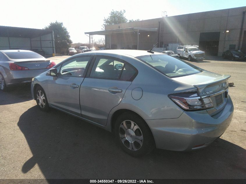 2013 HONDA CIVIC HYBRID 19XFB4F33DE201224