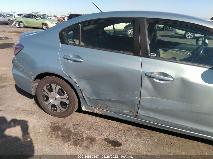 2013 HONDA CIVIC HYBRID 19XFB4F33DE201224