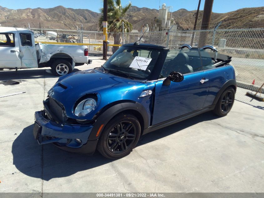 2015 MINI COOPER CONVERTIBLE S WMWZP3C50F2A91361