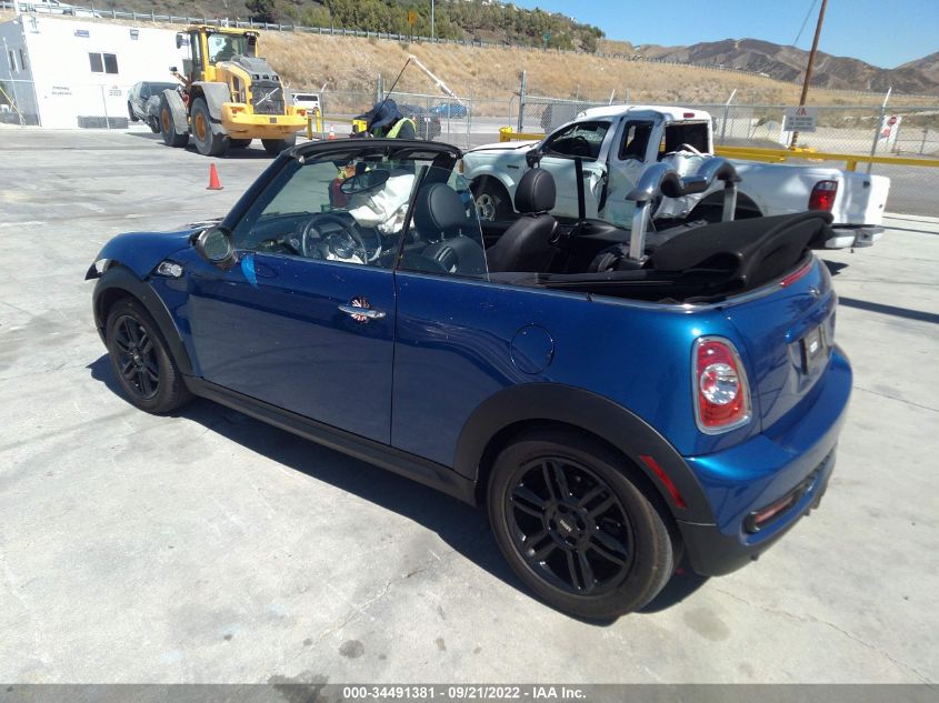 2015 MINI COOPER CONVERTIBLE S WMWZP3C50F2A91361