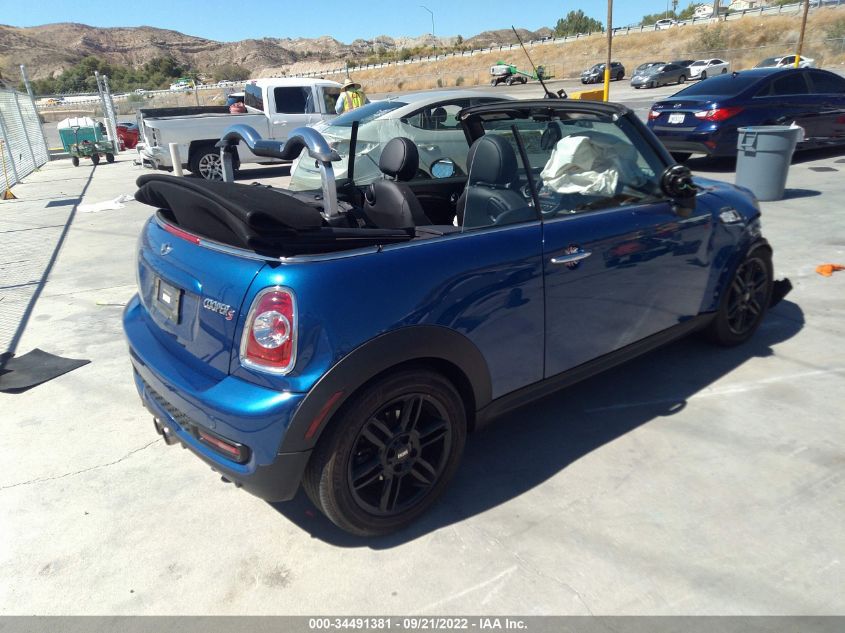 2015 MINI COOPER CONVERTIBLE S WMWZP3C50F2A91361