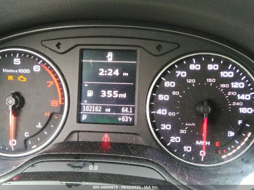 2015 AUDI S3/A3 2.0T PREMIUM WAUBFGFF6F1126312