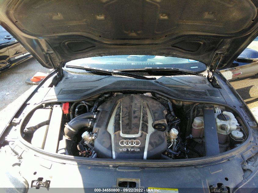 2014 AUDI A8 4.0T WAUA2AFD5EN011985