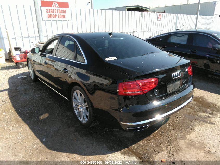 2014 AUDI A8 4.0T WAUA2AFD5EN011985
