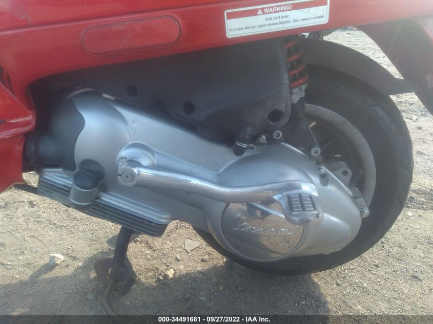 2008 VESPA LX 150 ZAPM448FX85600799